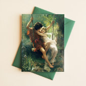 Pierre Auguste Cot Springtime Primavera Romantisch Briefkaart