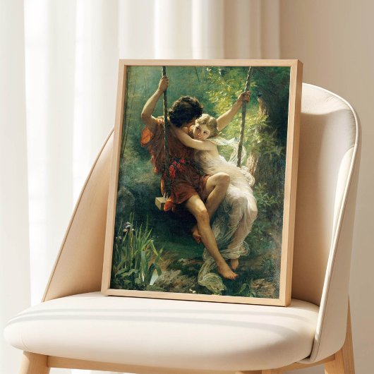 Pierre Auguste Cot Springtime Primavera Romantisch Poster