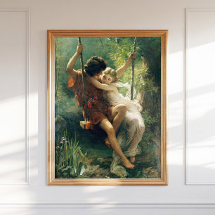 Pierre Auguste Cot Springtime Primavera Romantisch Poster