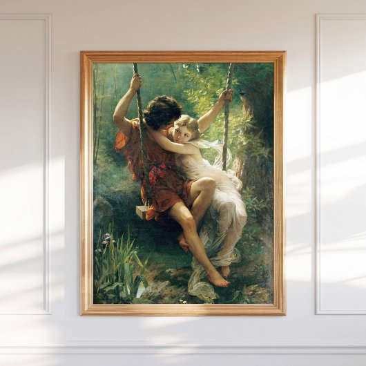Pierre Auguste Cot Springtime Primavera Romantisch Poster