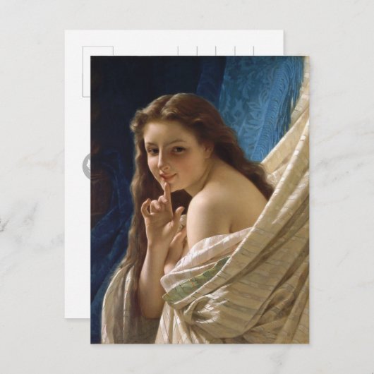 Pierre Auguste Cot Young Woman CC0268 Briefkaart (Voorkant / Achterkant)