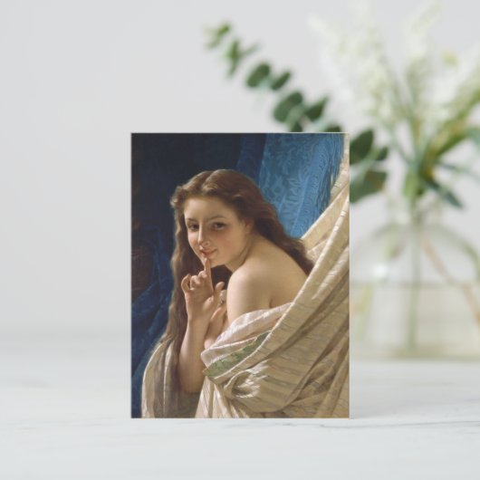 Pierre Auguste Cot Young Woman CC0268 Briefkaart (Staand voorkant)