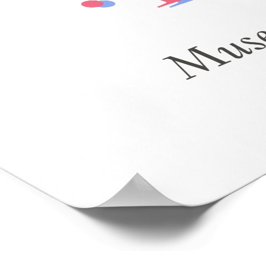 Pierre Auguste Portrait Jeane Samary Art Exhibit Poster (Hoek)