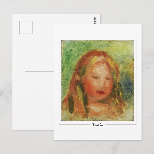 Pierre-Auguste Renoir #105 - Kunstmatig Briefkaart (Voorkant / Achterkant)