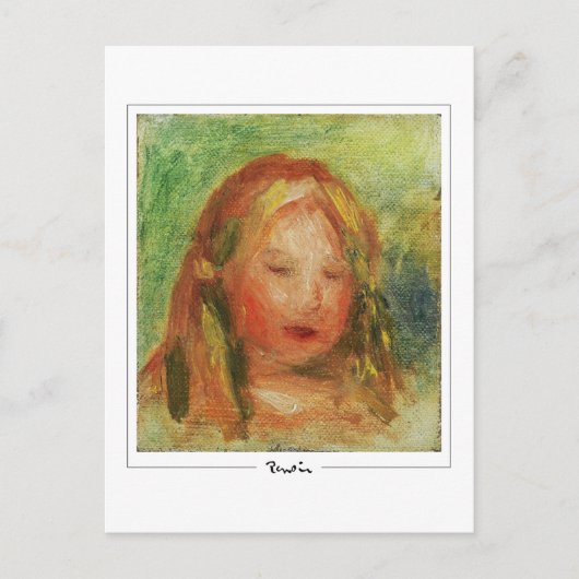 Pierre-Auguste Renoir #105 - Kunstmatig Briefkaart (Voorkant)