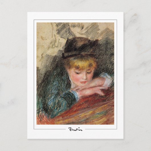 Pierre-Auguste Renoir #129-3 - Kunstmatig Briefkaa Briefkaart (Voorkant)
