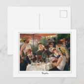 Pierre-Auguste Renoir #13 - Kunstmatig Briefkaart (Voorkant / Achterkant)