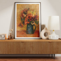 Pierre-Auguste Renoir 1889 Vaas met bloemen