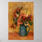 Pierre-Auguste Renoir 1889 Vase of Flowers Poster (Voorkant)