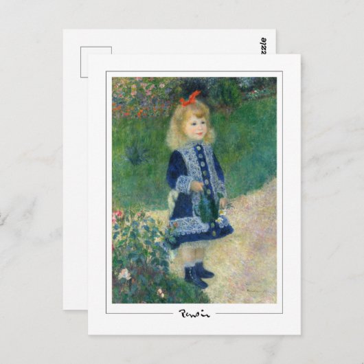 Pierre-Auguste Renoir #1 - Kunstmatige Briefkaart (Voorkant / Achterkant)