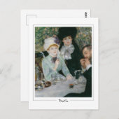 Pierre-Auguste Renoir #22-3 - Kunstmatig Briefkaar Briefkaart (Voorkant / Achterkant)