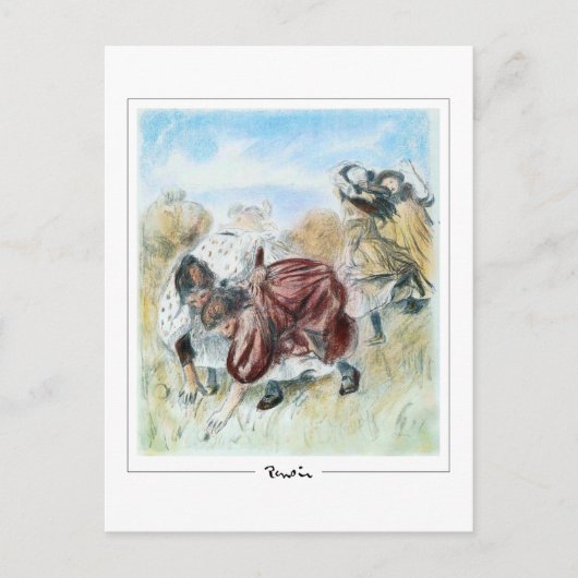 Pierre-Auguste Renoir #24-3 - Kunstmatig Briefkaar Briefkaart (Voorkant)