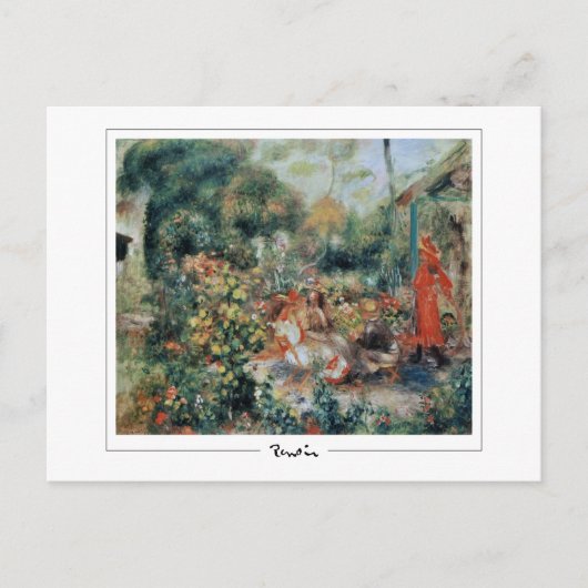 Pierre-Auguste Renoir #283 - Kunstmatig Briefkaart (Voorkant)