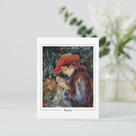 Pierre-Auguste Renoir #289-2 - Kunstmatig Briefkaa Briefkaart (Staand voorkant)