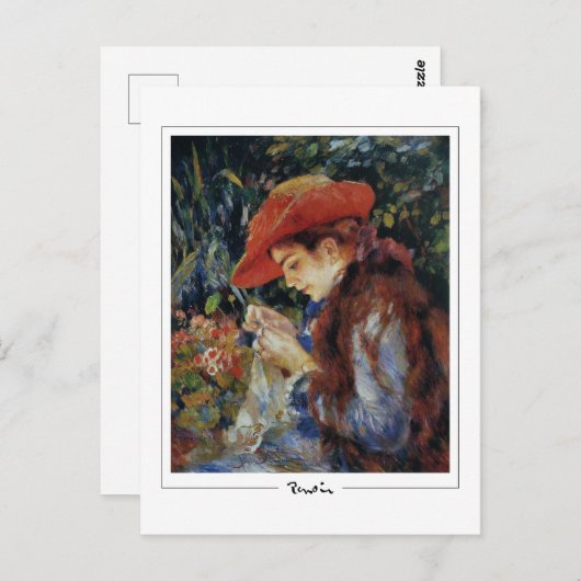 Pierre-Auguste Renoir #289-2 - Kunstmatig Briefkaa Briefkaart (Voorkant / Achterkant)