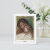 Pierre-Auguste Renoir #300-3 - Kunstmatig Briefkaa Briefkaart (Staand voorkant)