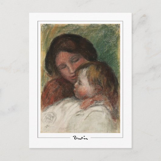 Pierre-Auguste Renoir #300-3 - Kunstmatig Briefkaa Briefkaart (Voorkant)