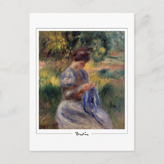 Pierre-Auguste Renoir #360-2 - Kunstmatig Briefkaa Briefkaart (Voorkant)