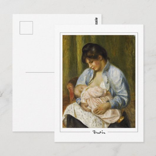 Pierre-Auguste Renoir #3-2 - Fijne Kunst Briefkaar Briefkaart (Voorkant / Achterkant)