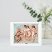 Pierre-Auguste Renoir #445-3 - Kunstmatig Briefkaa Briefkaart (Staand voorkant)