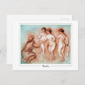 Pierre-Auguste Renoir #445-3 - Kunstmatig Briefkaa Briefkaart (Voorkant / Achterkant)