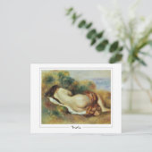 Pierre-Auguste Renoir #495-3 - Kunstmatig Briefkaa Briefkaart (Staand voorkant)