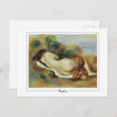 Pierre-Auguste Renoir #495-3 - Kunstmatig Briefkaa Briefkaart (Voorkant / Achterkant)