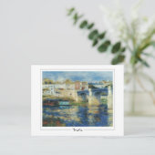 Pierre-Auguste Renoir #563-3 - Kunstmatig Briefkaa Briefkaart (Staand voorkant)