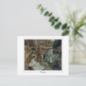 Pierre-Auguste Renoir #570-3 - Kunstmatig Briefkaa Briefkaart (Staand voorkant)