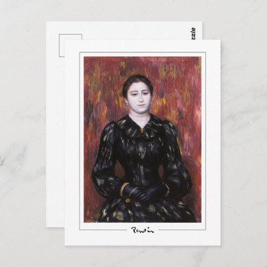 Pierre-Auguste Renoir #8-3 - Kunstmatig Briefkaart (Voorkant / Achterkant)