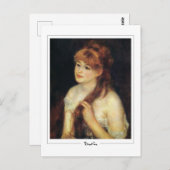 Pierre-Auguste Renoir #99-3 - Kunstmatig Briefkaar Briefkaart (Voorkant / Achterkant)