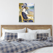 Pierre-Auguste Renoir - Aan de kust Canvas Afdruk (Insitu (Slaapkamer))