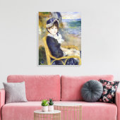 Pierre-Auguste Renoir - Aan de kust Canvas Afdruk (Insitu (Woonkamer))