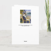 Pierre-Auguste Renoir - Aan de kust Kaart (Achterkant)