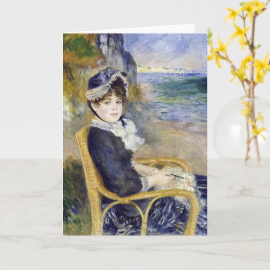 Pierre-Auguste Renoir - Aan de kust Kaart (Gele Bloem)