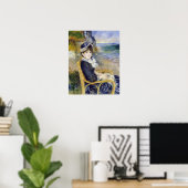 Pierre-Auguste Renoir - Aan de kust Poster (Thuiskantoor)