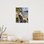 Pierre-Auguste Renoir - Aan de kust Poster (Keuken)