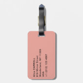 Pierre-Auguste Renoir - Actress Jeanne Samary Bagagelabel (Achterkant verticaal)