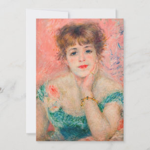 Pierre-Auguste Renoir - Actress Jeanne Samary Bedankkaart