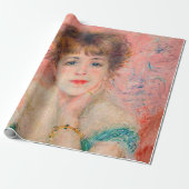 Pierre-Auguste Renoir - Actress Jeanne Samary Cadeaupapier (Uitgerold)