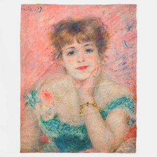 Pierre-Auguste Renoir - Actress Jeanne Samary Fleece Deken