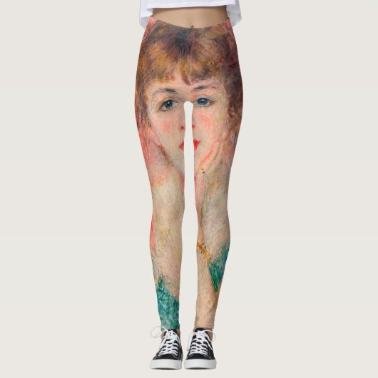 Pierre-Auguste Renoir - Actress Jeanne Samary Leggings (Voorkant)