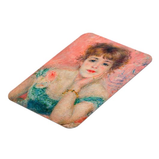 Pierre-Auguste Renoir - Actress Jeanne Samary Magneet (Linkerzijde)