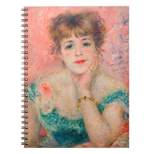 Pierre-Auguste Renoir - Actress Jeanne Samary Notitieboek (Voorkant)