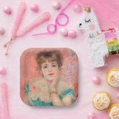 Pierre-Auguste Renoir - Actress Jeanne Samary Papieren Bordje (Feest)