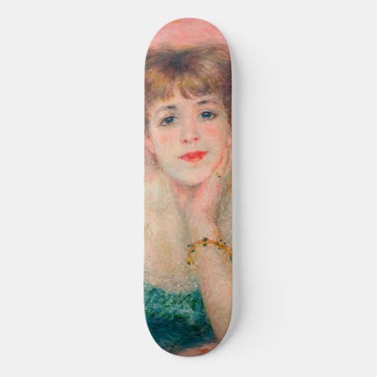 Pierre-Auguste Renoir - Actress Jeanne Samary Persoonlijk Skateboard (Voorkant)