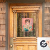 Pierre-Auguste Renoir - Actress Jeanne Samary Raamsticker (Huis Deur)