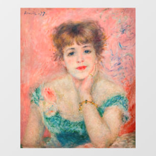 Pierre-Auguste Renoir - Actress Jeanne Samary Raamsticker