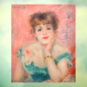 Pierre-Auguste Renoir - Actress Jeanne Samary Raamsticker (Vel 3)
