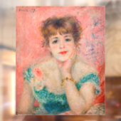 Pierre-Auguste Renoir - Actress Jeanne Samary Raamsticker (Vel 2)